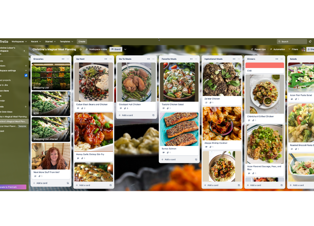 Magical Meal Planning With Trello